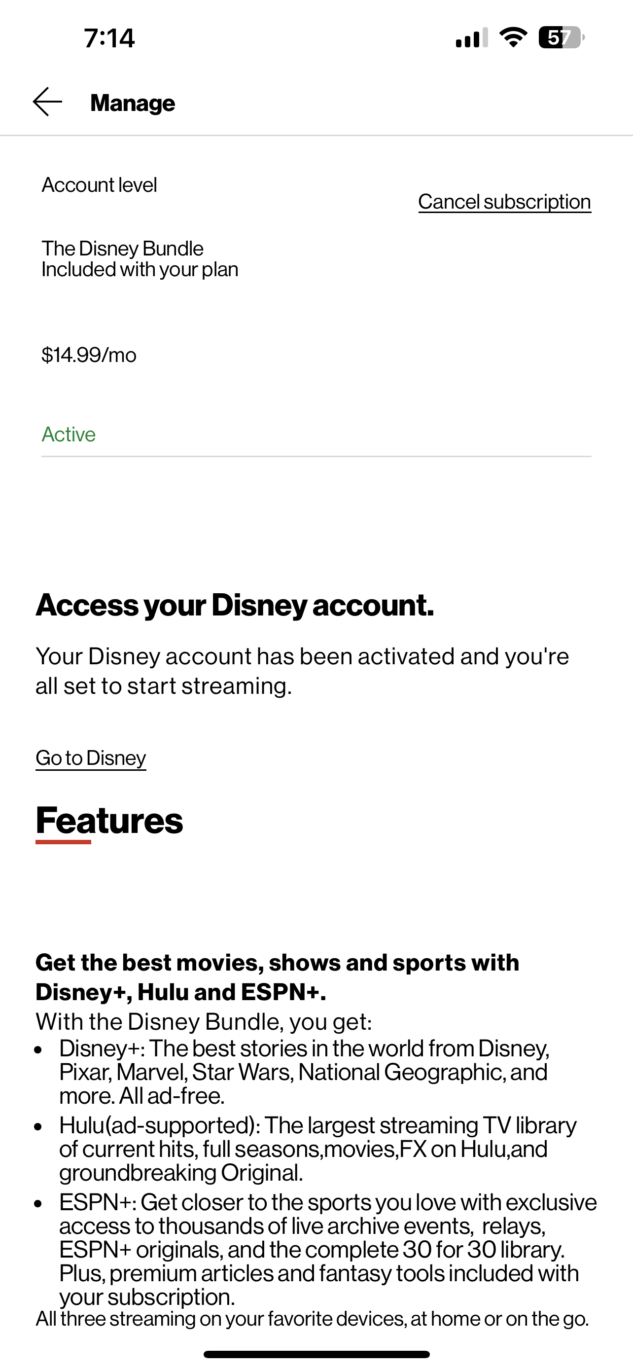 Is my Disney bundle through Verizon getting cancelled? r/DisneyPlus