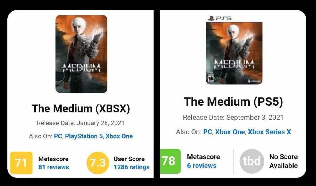 THE MEDIUM SIN RT Y EL DOBLE DE TIEMPO DE CARGA que XBOX series. VERGUENZA AJENA