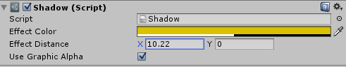 Default Shadow Script on guitext
