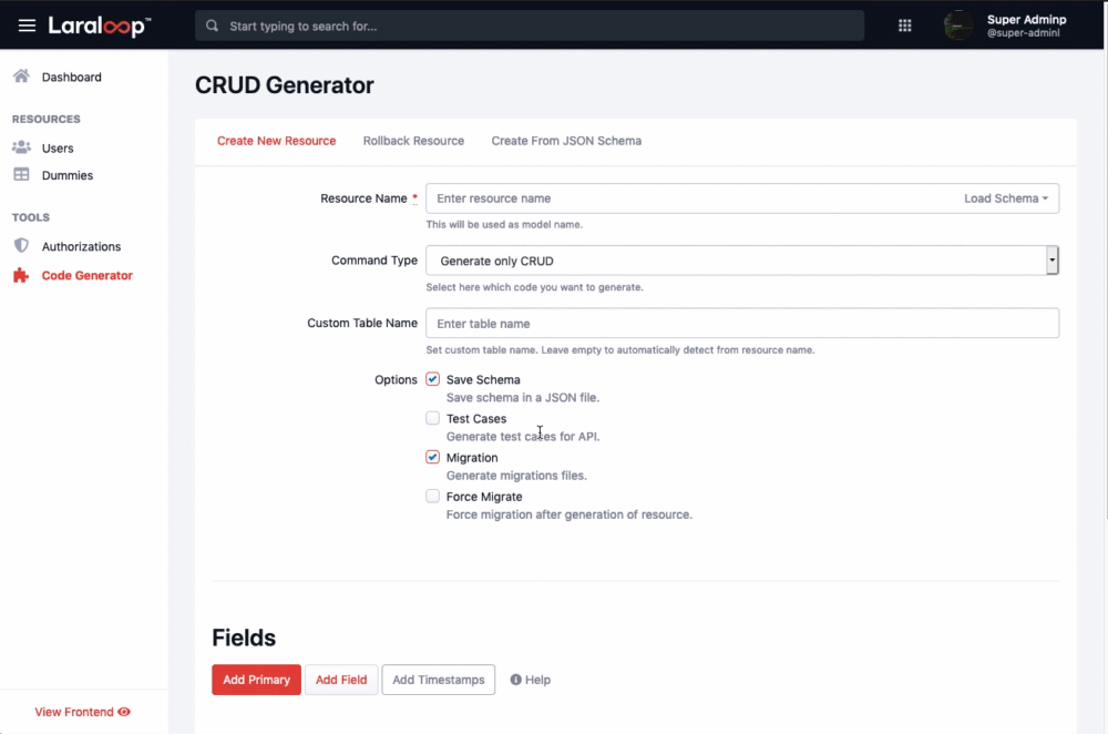 Code Generator