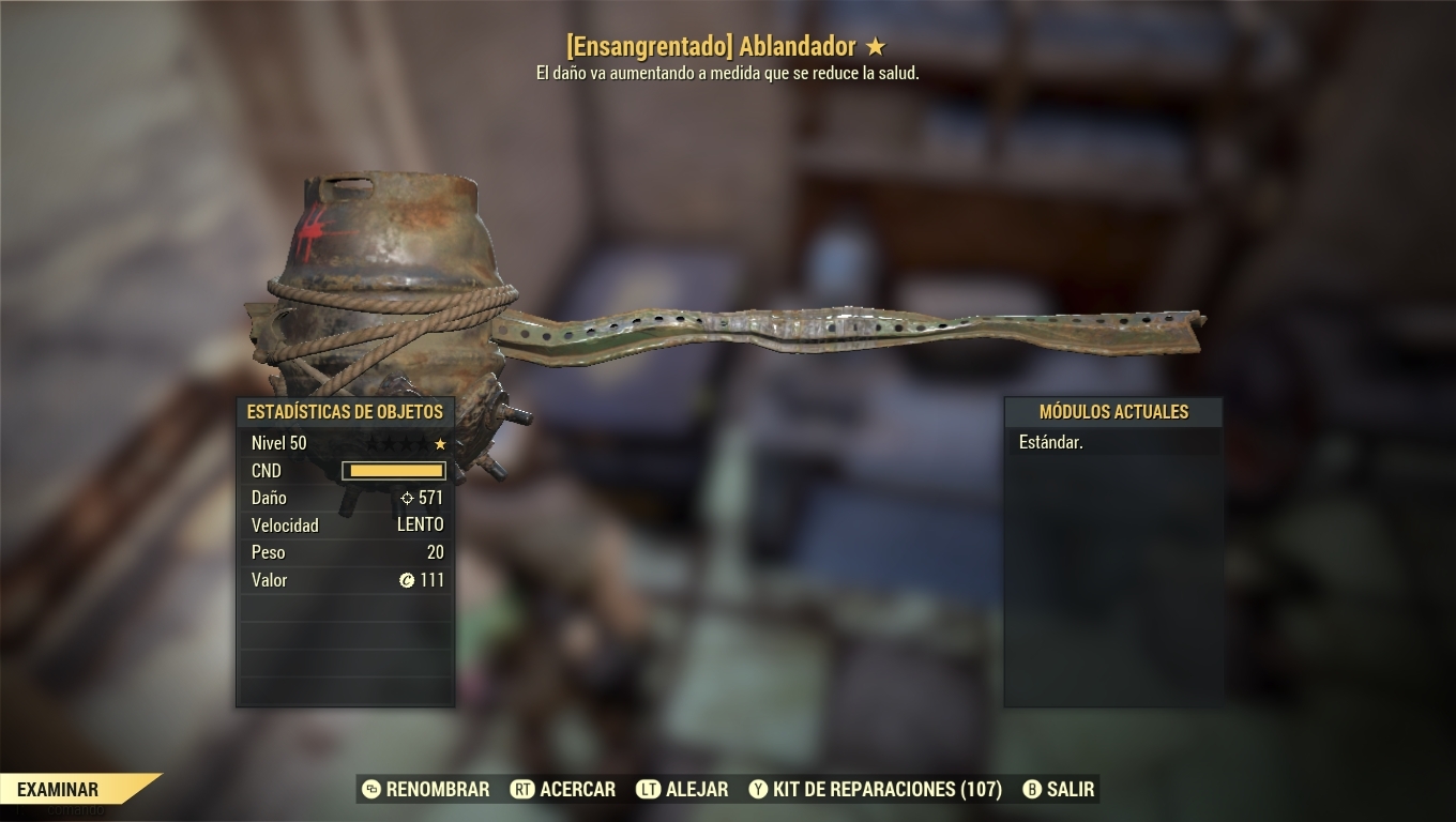 Can you roll a legendary Tenderizer? r/fo76