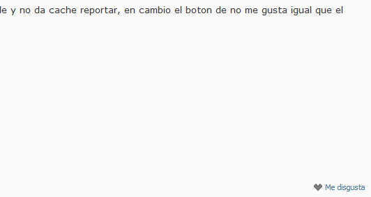 Peticion para el boton de NO ME GUSTA