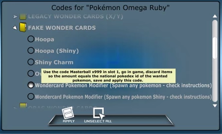 how to pokegen in pokemon omega ruby version 10.3.0
