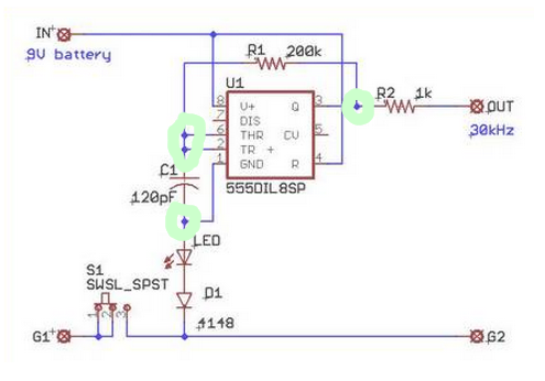 I've converted a simple circuit schematics to PCB could you please