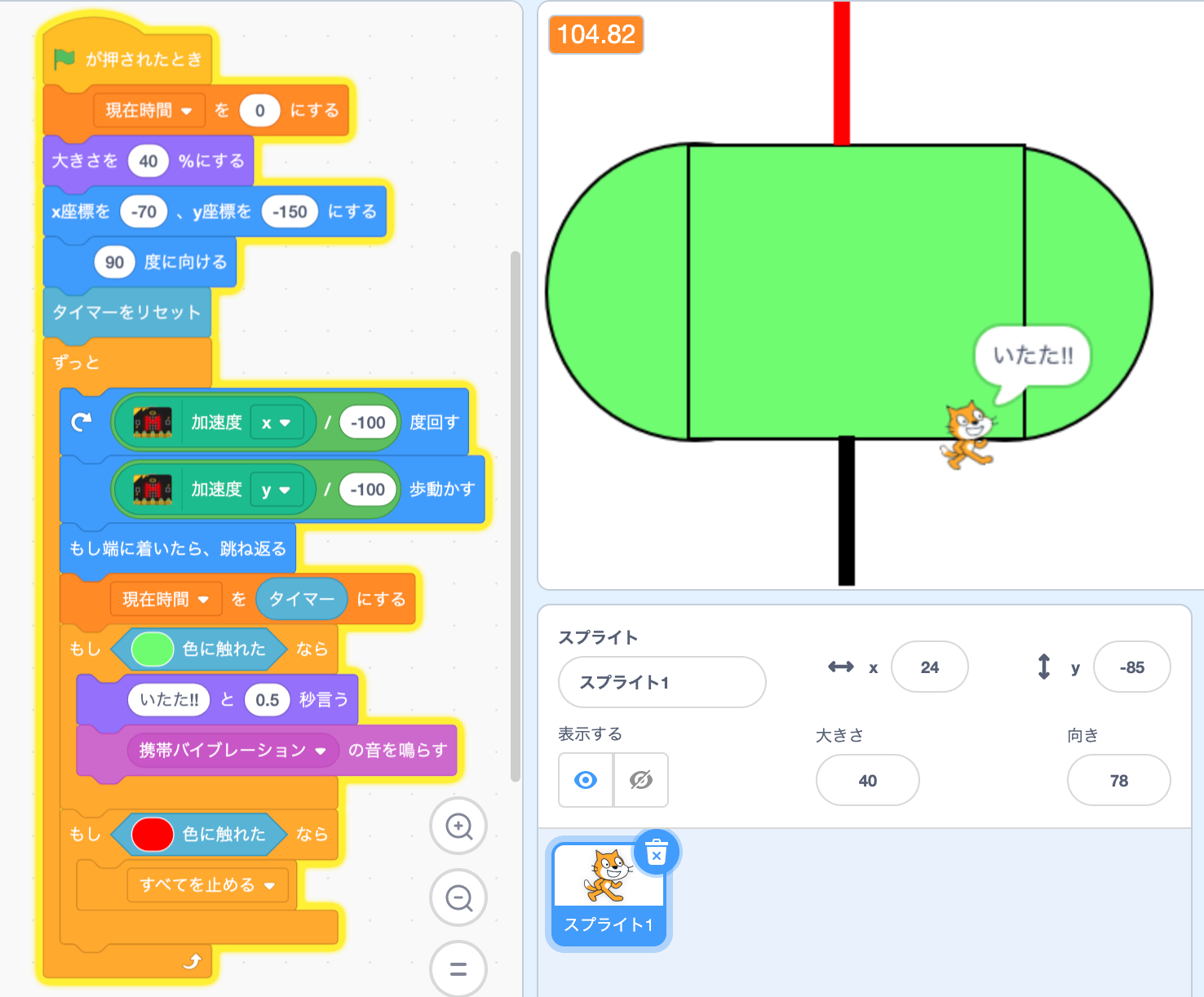 200m競争