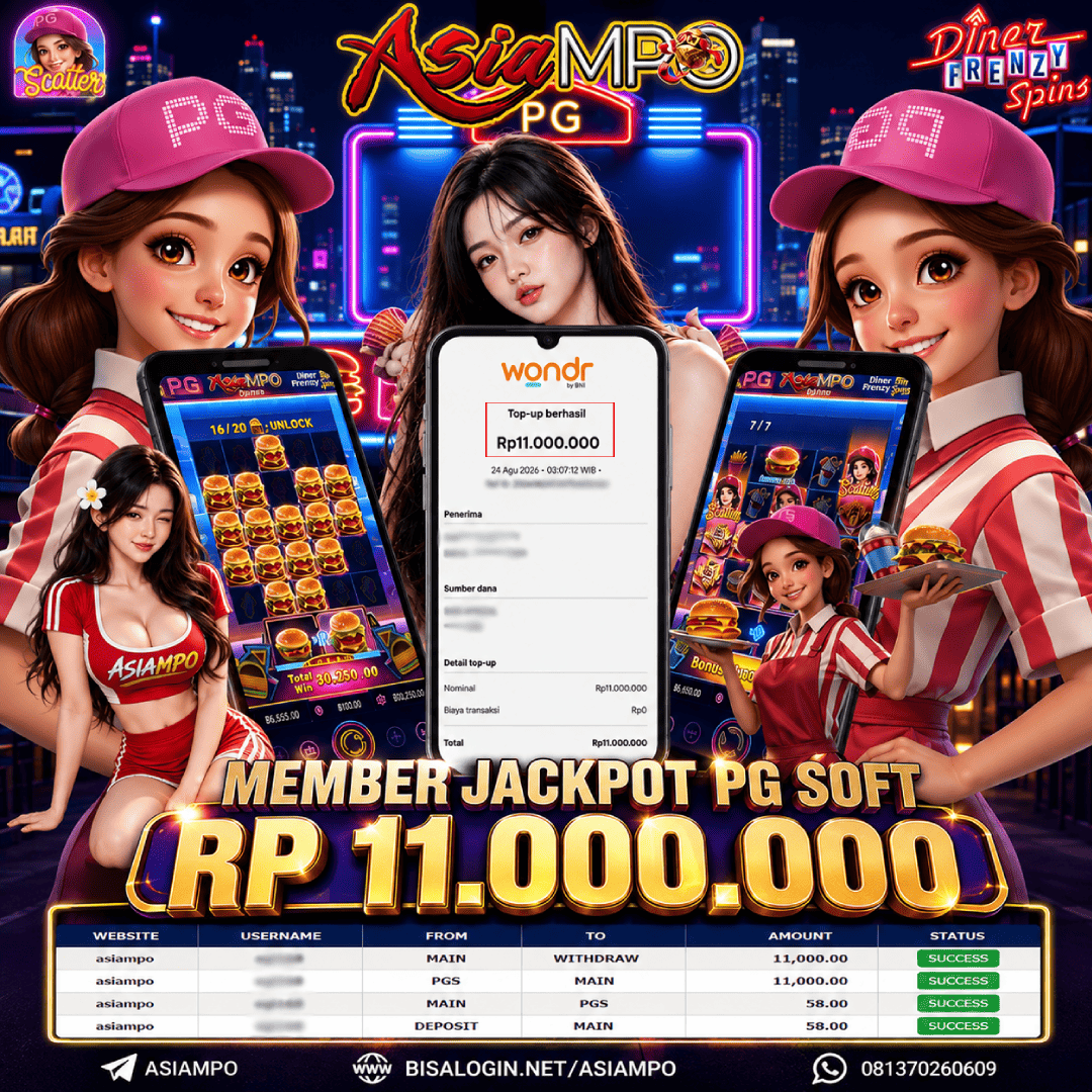 MEMBER JACKPOT DINER FRENZY SPINS RP 11.000.000