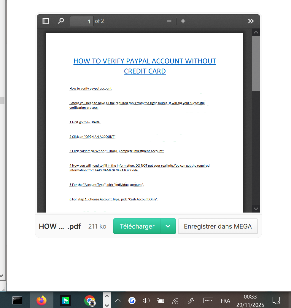 HOW TO VERIFY PAYPAL ACCOUNT WITHOUT CREDIT CARD📌Fresh-Method✅-High-Quality-PDF-✅Latest-