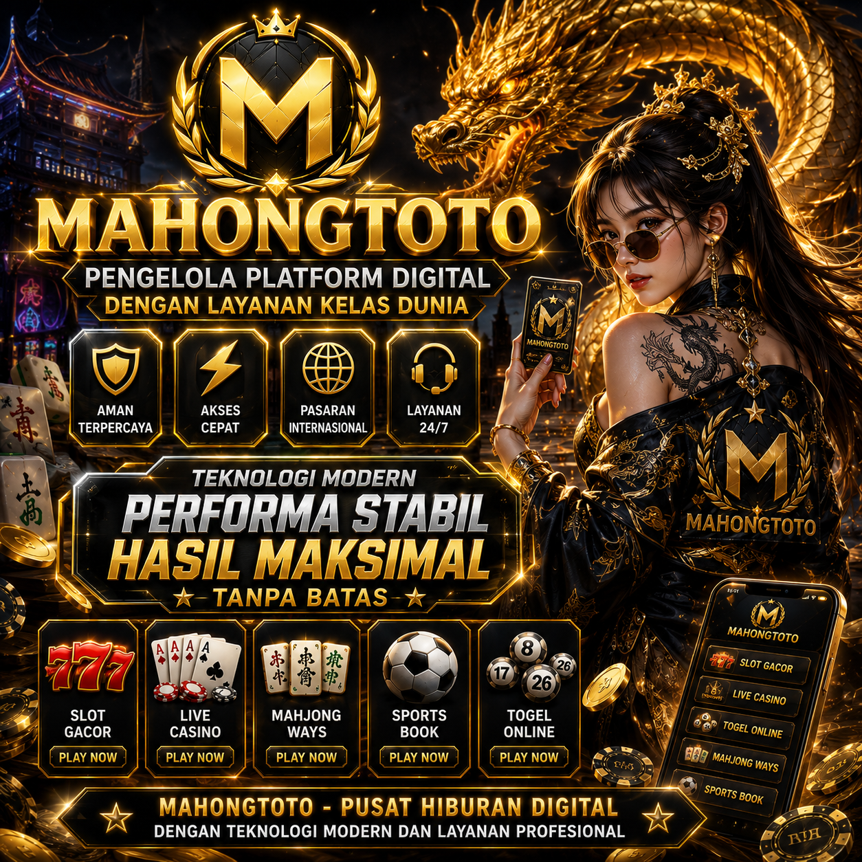 MAHONGTOTO $ Penyedia Situs Toto & Slot88 Premium untuk Pengalaman Digital