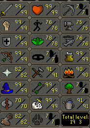 1990+ Total Level Main | Base 70s | Zilyana Pet | Clean Record | Sell ...