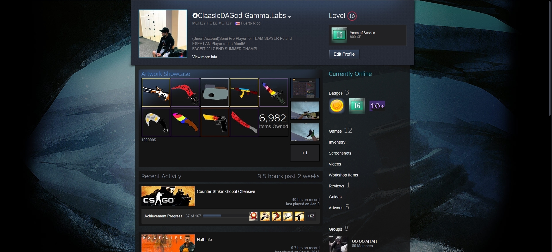 Selling North America 8 Years 1 9 Games 16 Year Account Csgo Prime Supreme Rank Clean Record 10 Year Coin Playerup Accounts Marketplace Player 2 Player Secure Platform