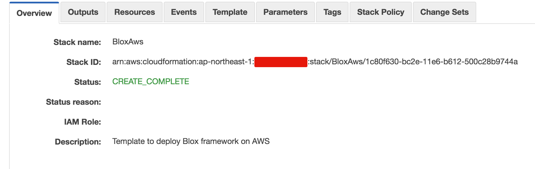 CloudFormation Status