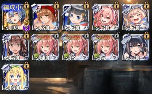 恒例の悪霊の塔25階温泉縛り！クリアには強力な季節ユニットが求められるのか？の参考画像 - わんにゃんランド - アイギス攻略まとめ