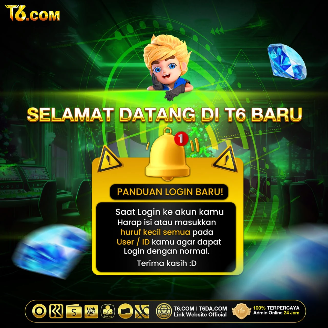 T6 Slot Situs Casino Online Gacor dan Jackpot Terbesar 2025