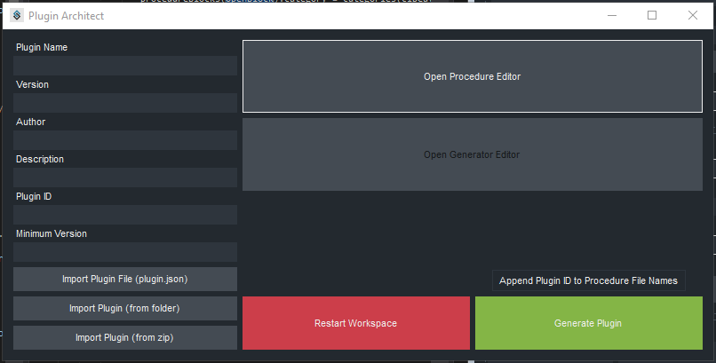 Plugin Architect - Screenshot #1