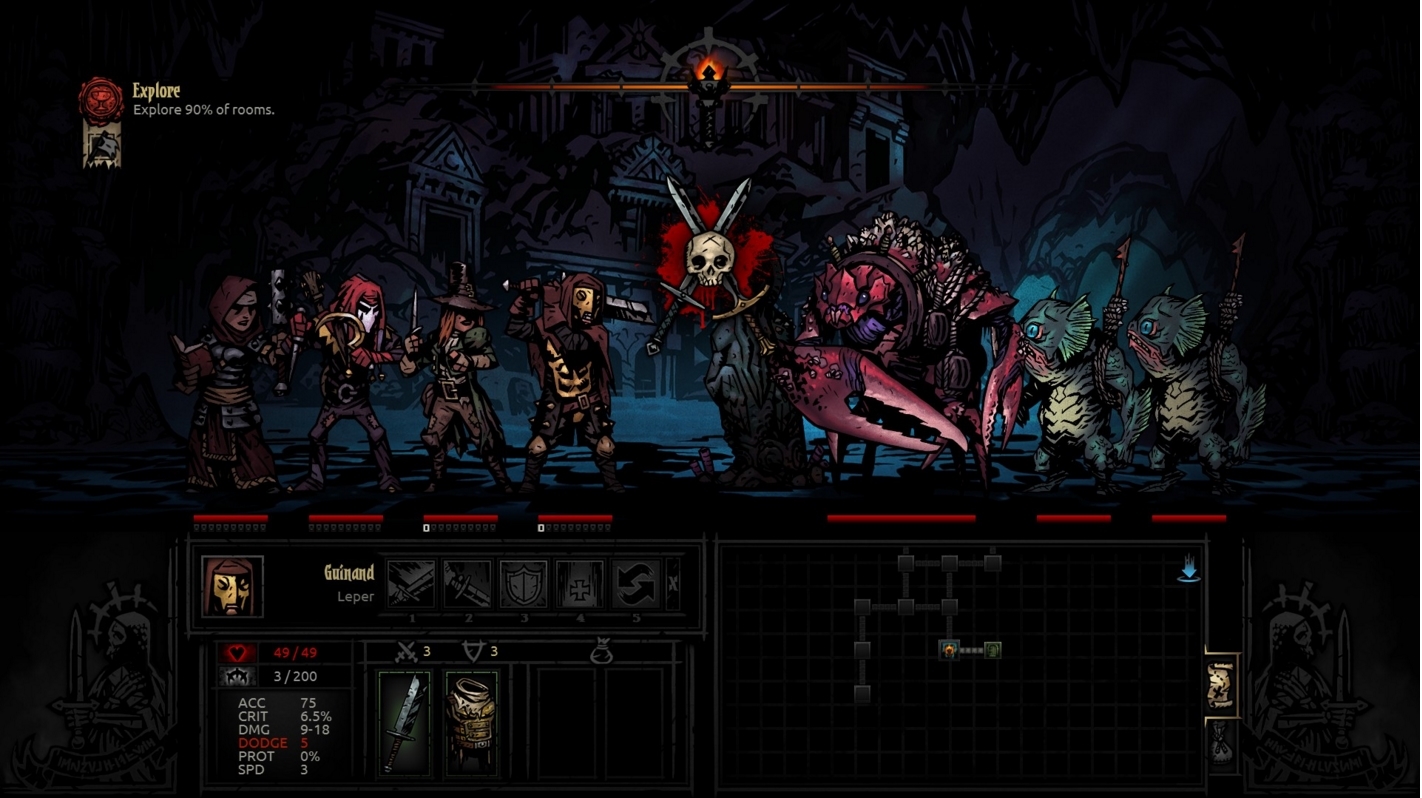 dnd darkest dungeon stress