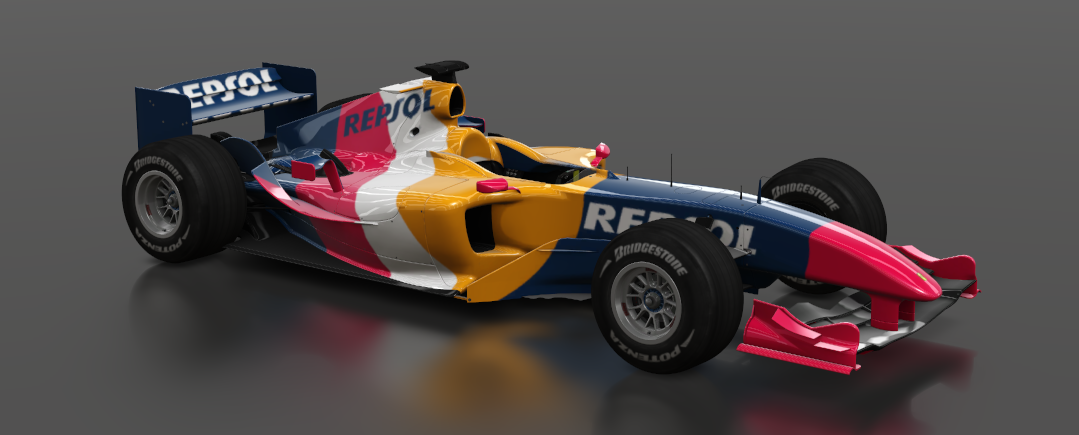 Fantasy Repsol Skin for F2004 | OverTake (Formerly RaceDepartment)