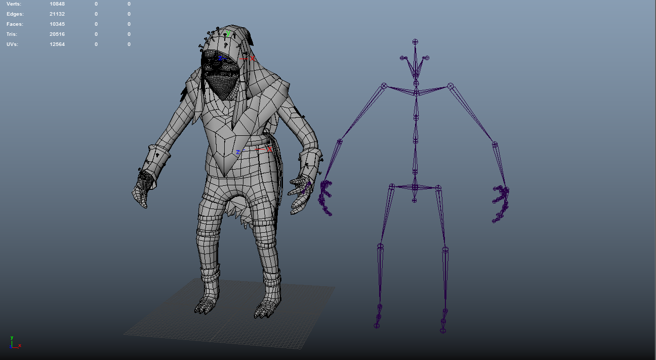 How to rig this — polycount