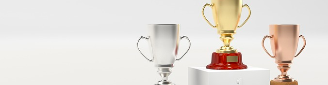 Gold, silver and bronze trophies | The Therapist's Guide to Google AdWords | Brighter Vision Web Solutions | Therapist Websites & Marketing for Therapists | Blog for Therapists