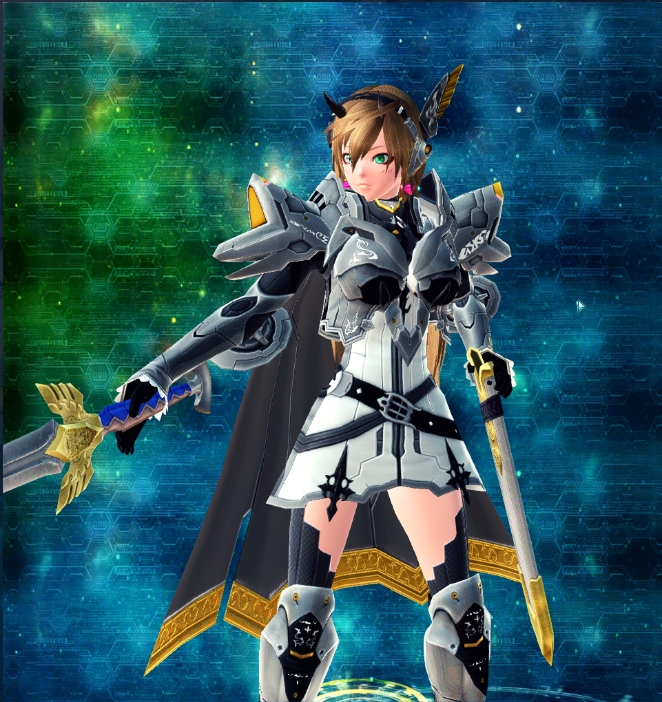 Feel like drawing. Send me your char SS, I will (maybe) draw them : r/PSO2