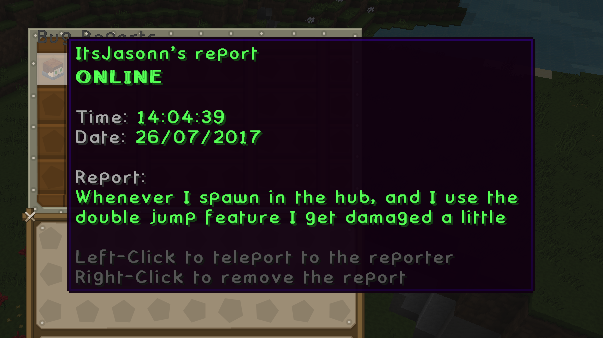 Reports - MySQL | Lightweighted | 1.7 - 1.15.x | SpigotMC - High ...