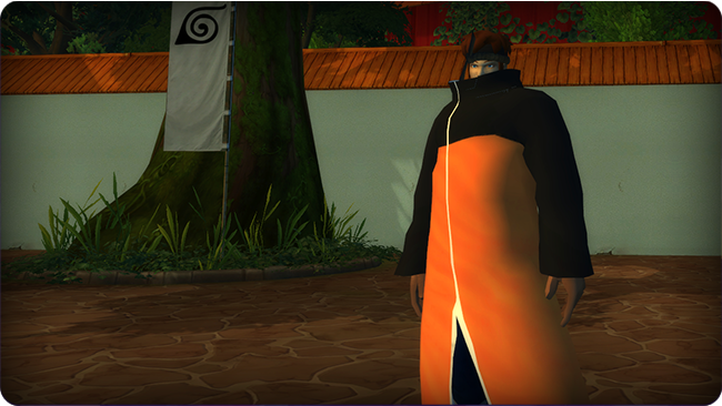 Orange Uzumaki Ninja Cloak - Clothing - Shinobi Story Ninja MMO