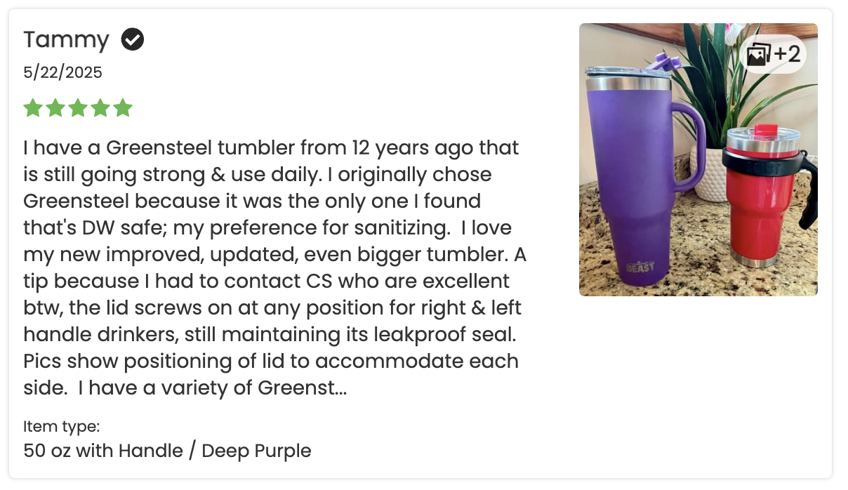beast tumbler reviews purple