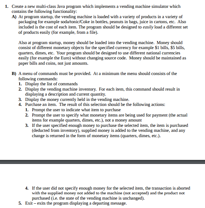 Create a new multi-class Java program which | Chegg.com