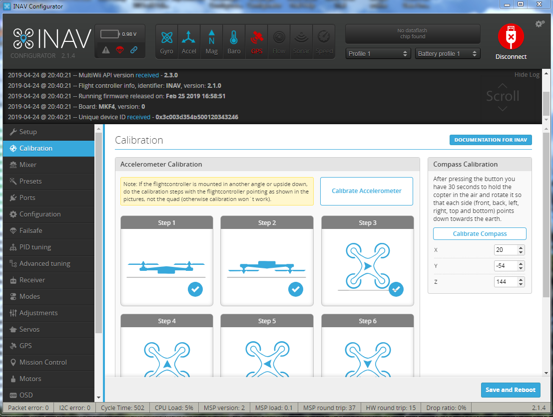 Inav configurator