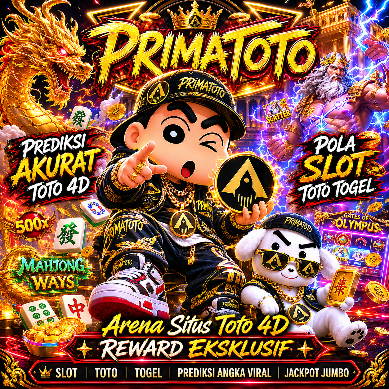 PRIMATOTO : Arena Situs Toto 4D Reward Eksklusif Slot Toto Togel Prediksi Angka Viral Jackpot Jumbo
