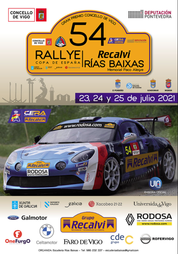 CERA: 54º Rallye Recalvi Rias Baixas [23-25 Julio] 562eb324793005159efb410c6108f6a6