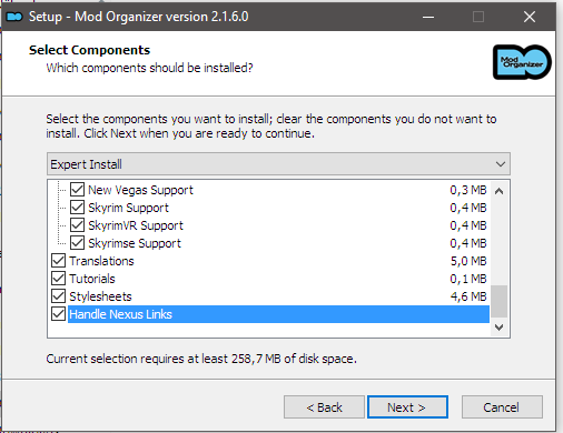 update mod organizer 2 nothing downloaded