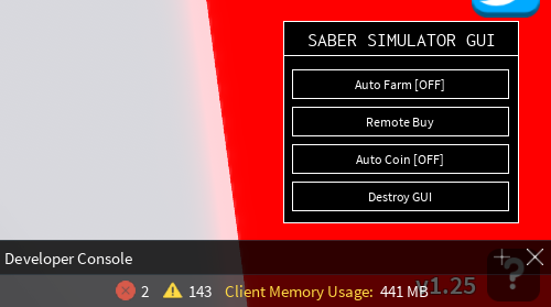 Release Sabergui A Good Gui For A Shitty Game Called Saber