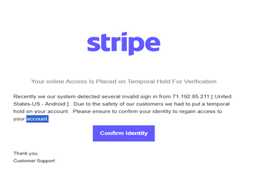 ☑️ Stripe Latest Letter High Quality Send Inbox HTML 2025 ✅