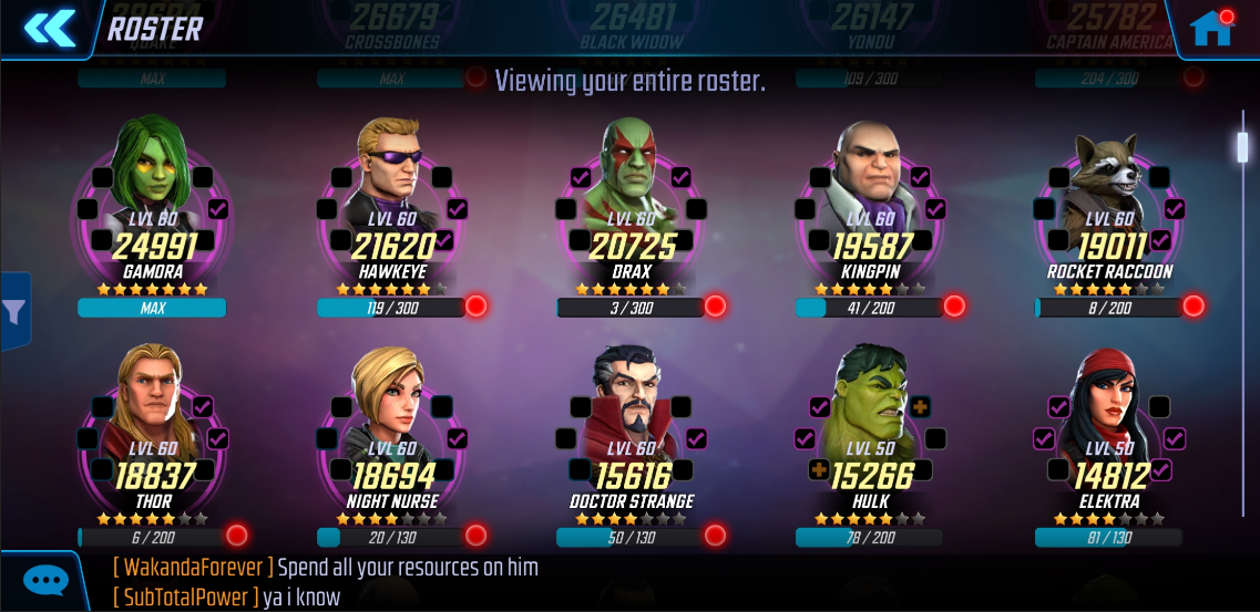 Strike Force Lab - A new website with character stats, Tier Lists, Blitz  Tracker, and more! : r/MarvelStrikeForce