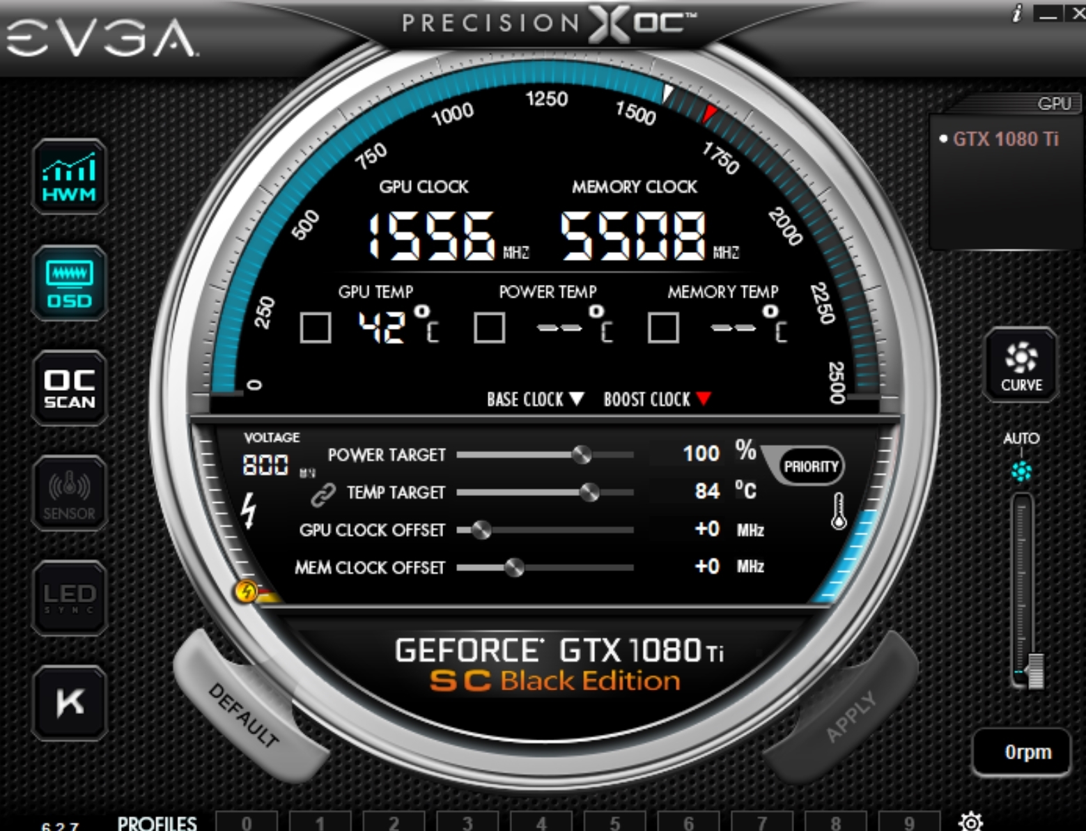 EVGA GTX 1080ti вылетает при даунвольте - Overclockers.ua