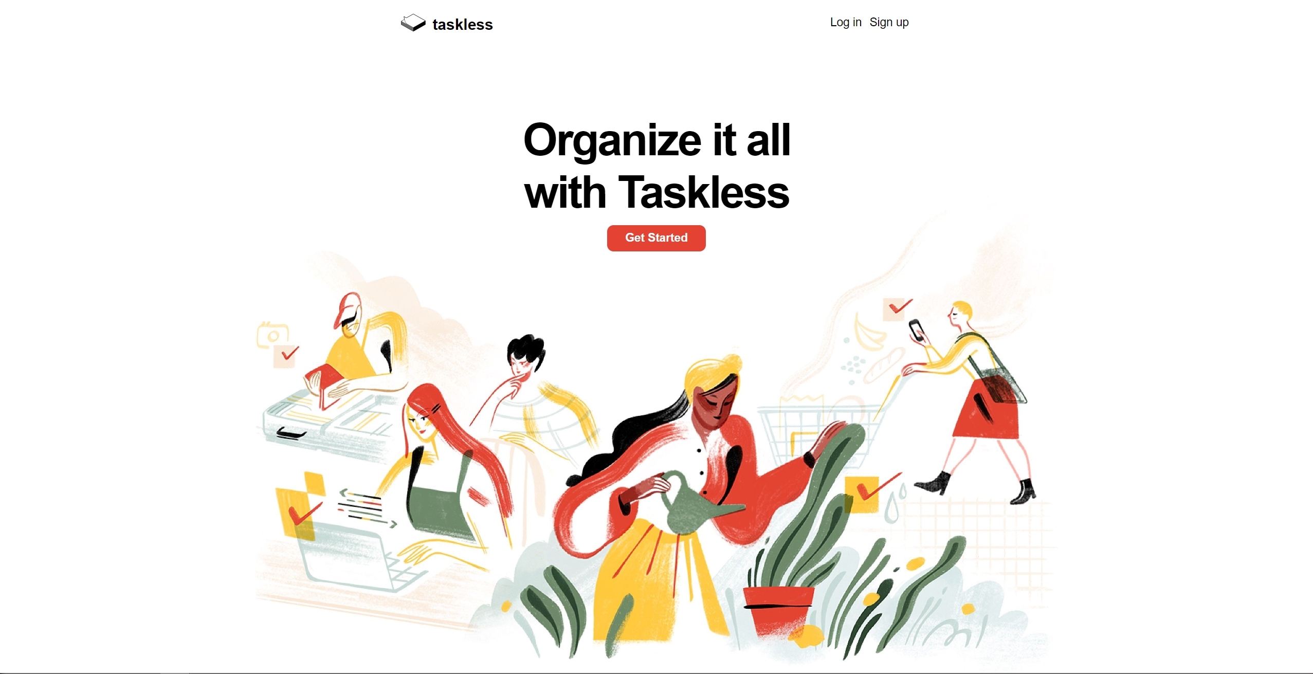 GitHub vthco/Taskless Taskless, a Todoist clone, allow users to