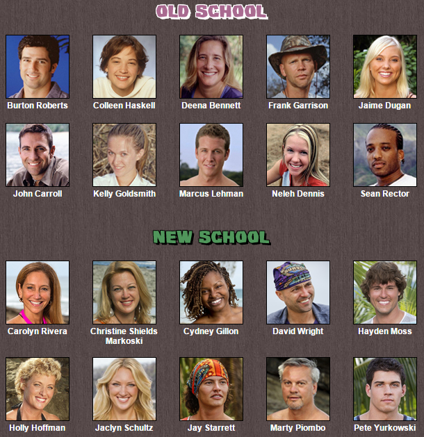 Survivor: Second Chances - Old School vs New School : r/survivor