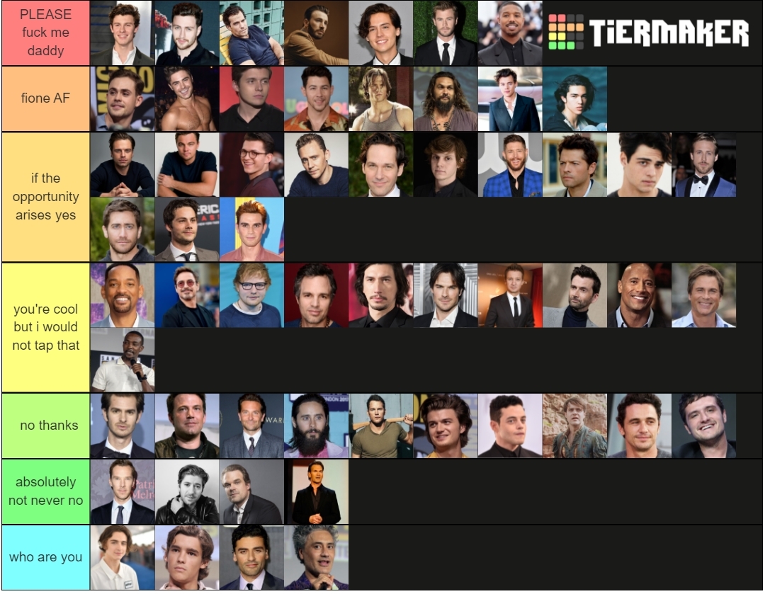 Men Tier List - Off Topic - Steam Gamers Community