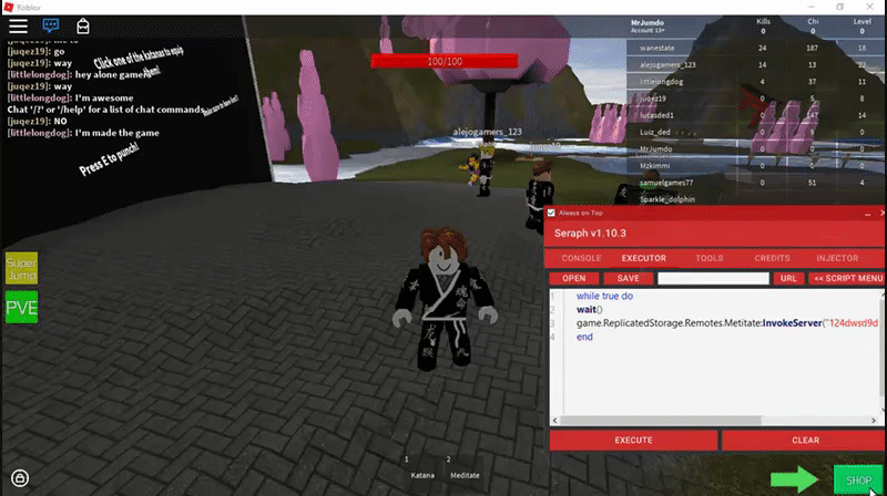 Release Updated Ninja Simulator Beta Level Script - roblox ninja simulator insta kill script