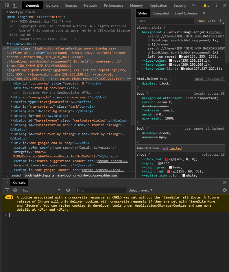 Chrome Dev Tools Configured