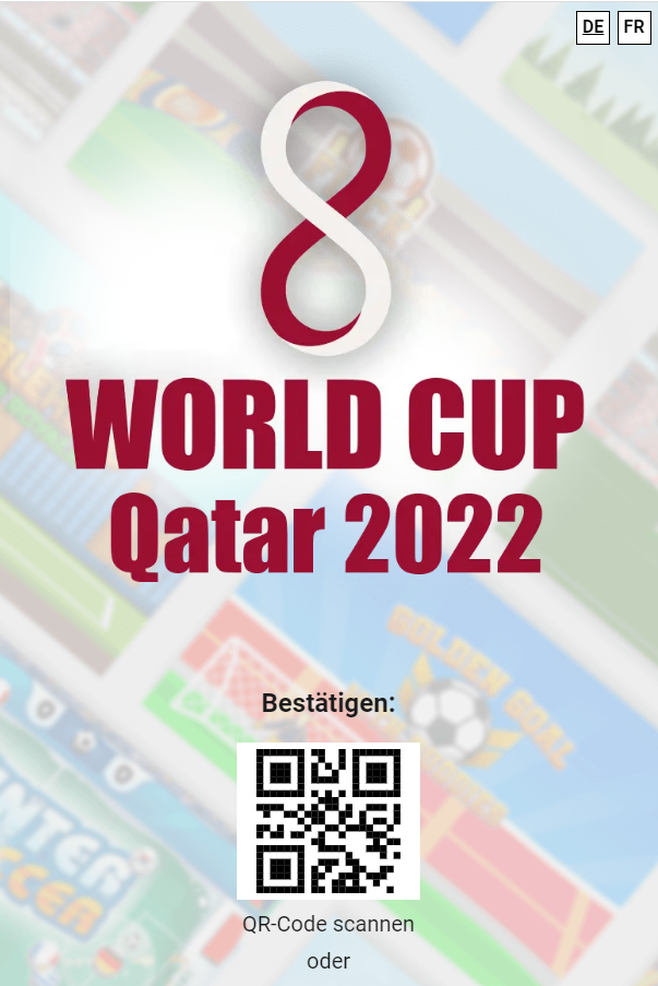 [click2sms] CH | G4U  Qatar 2022 - General Games OTP