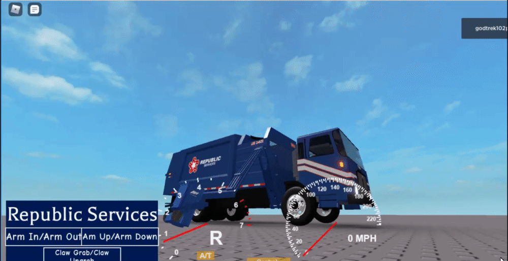Another Trash Truck I Ve Been Working On And It S Smooooth Roblox - roblox garbage simulator