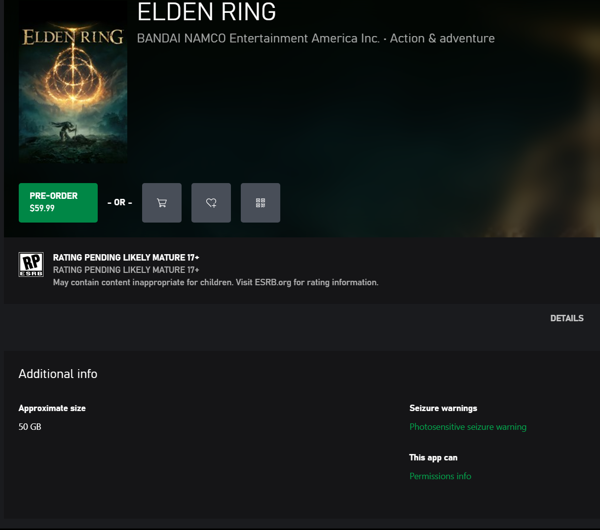 Elden Ring Xbox One Диск Купить