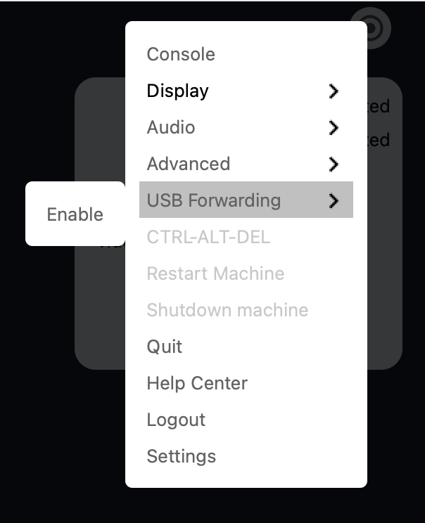 USB Redirection Help Center Home