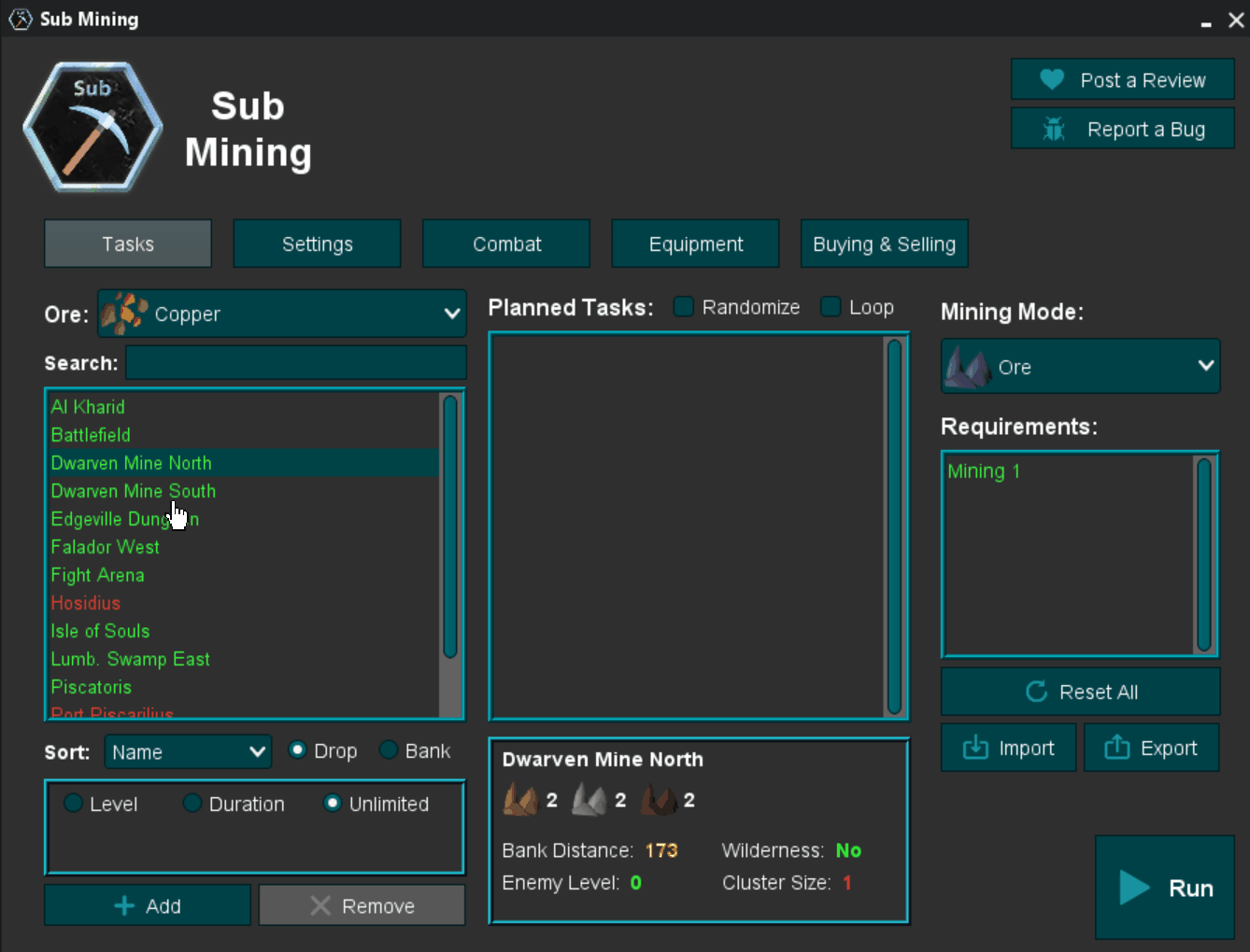 Sub Mining [ALL ores] [Motherlode] [Blast Mine] [Gem Mine] [Sulphur Mine] [Task System] [Ore