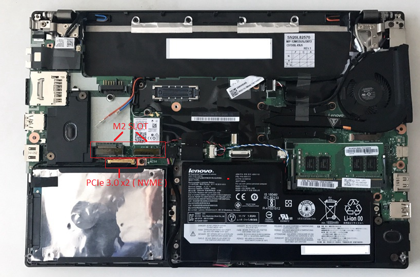 Egpu For Lenovo Thinkpad X270 With M 2 Nvme Port Expresscard Mpcie M 2 Egpu