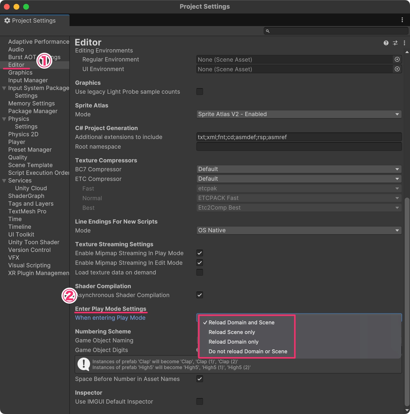 【Unity】EnterPlayModeでUnityエディタを爆速化しよう_1