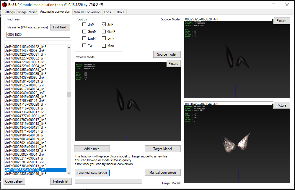 BnS UPK Model Manipulation Tools Error | BnS Buddy