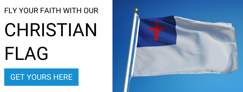 Stand Flagpoles Christian Flag