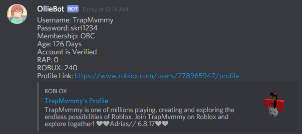 Roblox Accounts With Robux Password And Username Go To Rxgate Cf